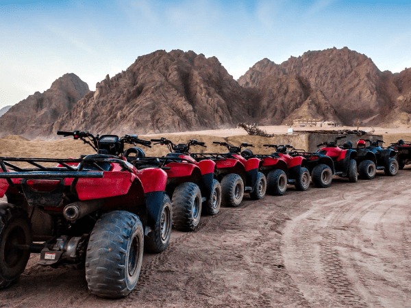 Hurghada desert safari quad bike route
