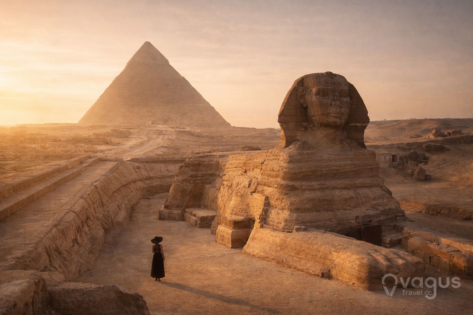 Standing in the Shadow of Eternity: A Deeper Look into the Giza Pyramids and the Sphinx