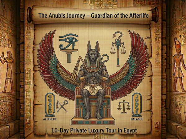 The Anubis journey, Guardian of the afterlife 10-day private luxury tour in Egypt