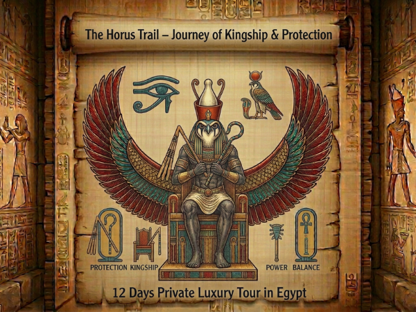 The Horus Trail – Journey of Kingship & Protection 12 Days Private Luxury Tour in Egypt