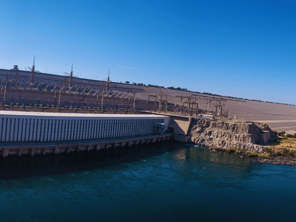 The high dam and unfinished obelisk