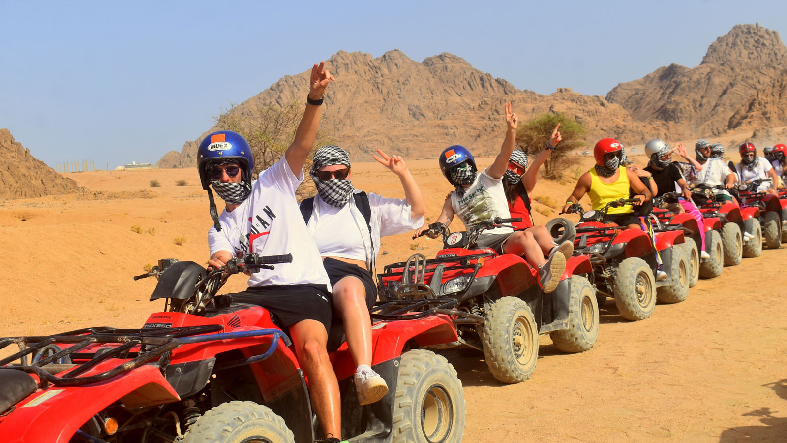 Morning quad bike desert safari