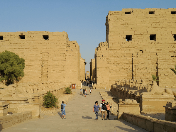Visitando los templos de Karnak