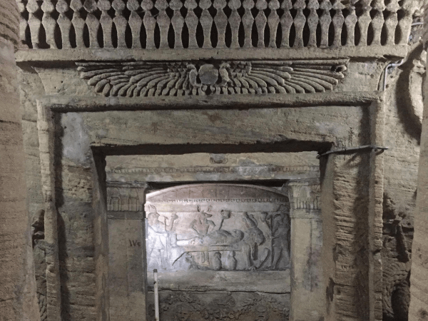 El recorrido de las catacumbas
