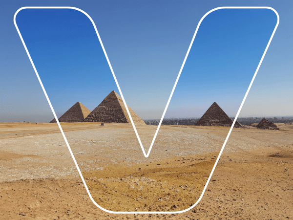 See the 3 Pyramids in Panoramic view