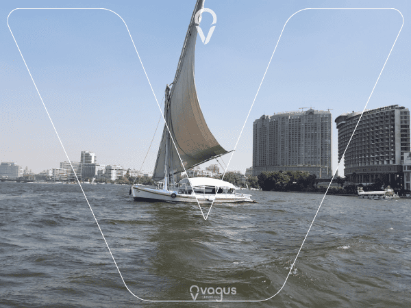 Felucca ride in the Nile river.