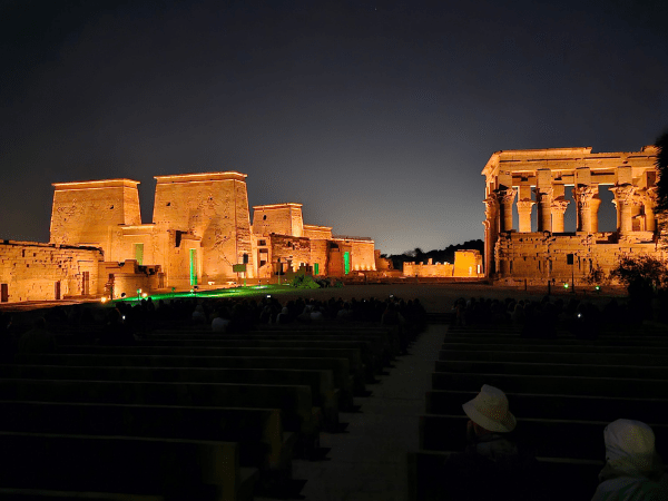 Optional: Philae Temple Sound & Light Show